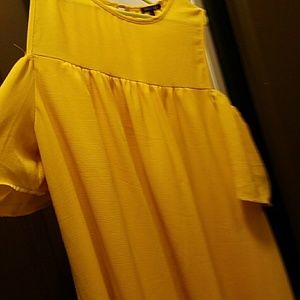 Bright yellow summer dress
